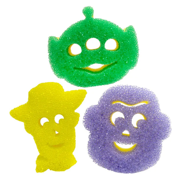 3 Count Toy Story sponge out of packaging